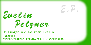 evelin pelzner business card